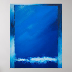 Póster Resumen de pintura, resumen de sala de estar de ar