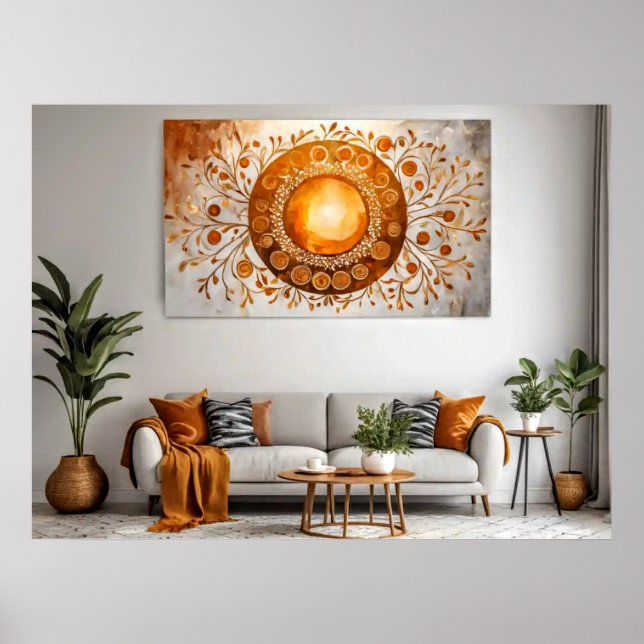Póster Resumen de Sun #4 Wall Art (Frente)