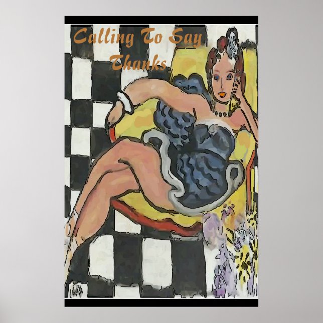 Póster Resumen de teléfono celular de mujer, Poster de es (Frente)