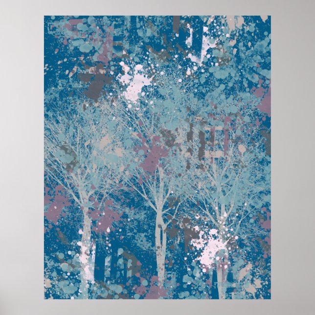 Póster Resumen de tres árboles (Frente)