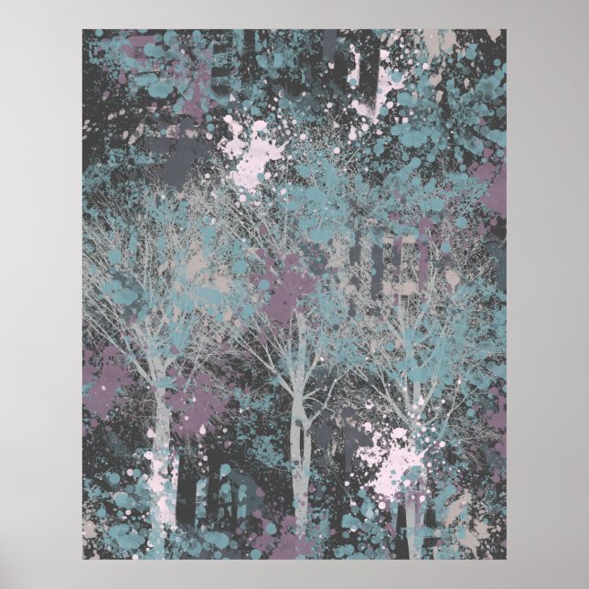 Póster Resumen de tres árboles (Frente)