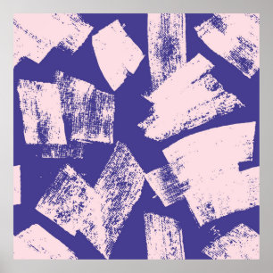 Póster Resumen de un patrón creativo sin fisuras con broc