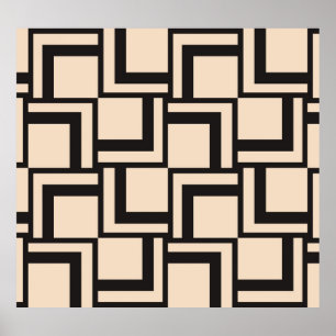 Póster Resumen de un patrón geométrico sin fisuras