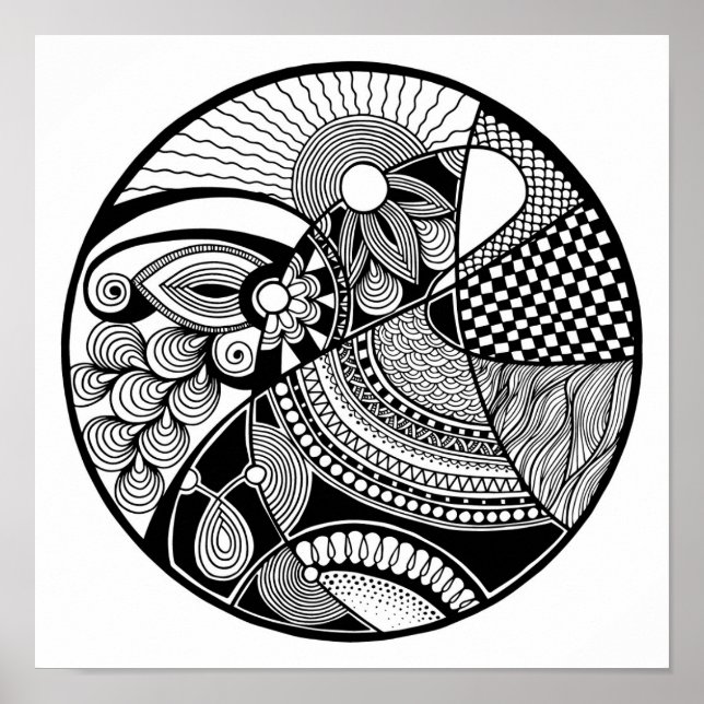 Póster Resumen De Zendala En El Círculo 2 (Frente)