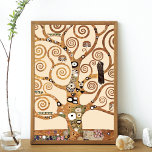 Póster Resumen del árbol de la vida Gustav Klimt<br><div class="desc">Una buena impresión de arte con la pintura simbólica de Gustav Klimt (1862-1918),  El árbol de la vida (C.1909). Un resumen de un árbol con ramas giradas. Una de las tres piezas de arte de Stoclet Frieze encargada para el Palais Stoclet en Bruselas,  Bélgica.</div>