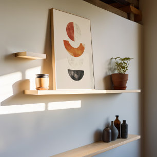 Póster Resumen del círculo minimalista Boho
