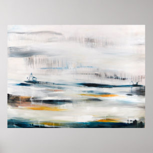 Póster Resumen del fondo de la pintura moderna. Contempor