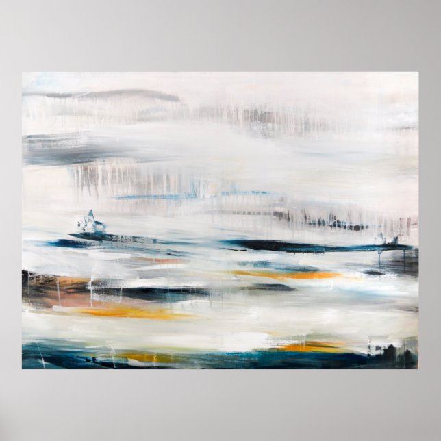 Póster Resumen del fondo de la pintura moderna. Contempor (Frente)