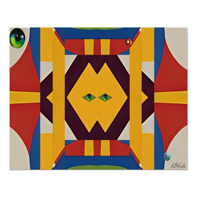 Póster Resumen del gato - Ken Gage (Anverso)