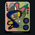 Póster Resumen del mod de mediados del siglo, pintura de<br><div class="desc">Pintura del pintor de pop Jamie Roxx 'Mid'Century Mod Resumen,  Astro Picnic' en un libro de texto Averigüe más sobre las pinturas pop de Jamie Roxx de lujo en www.JamieRoxx.us</div>