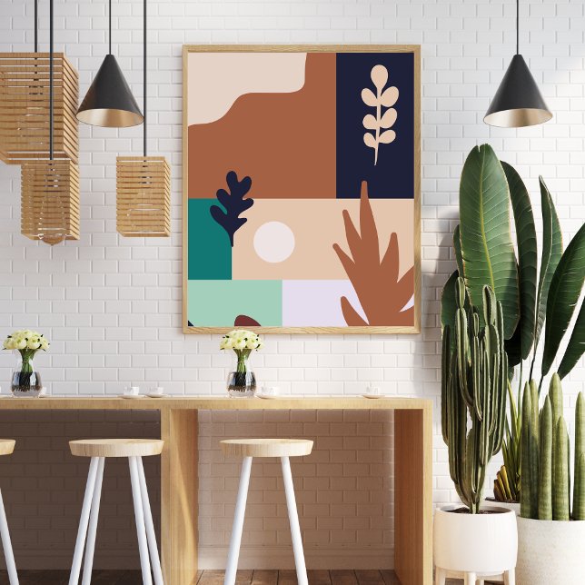 Póster Resumen del paisaje natural de Boho (Subido por el creador)