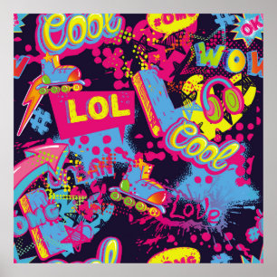 Póster Resumen del patrón de adolescentes sin soldadura. 