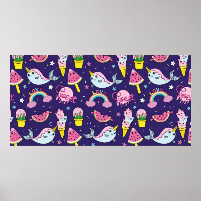 Póster Resumen del patrón de helados sin soldadura. Venti (Frente)