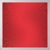 Resumen del patrón de semitono monocromo rojo. Cur