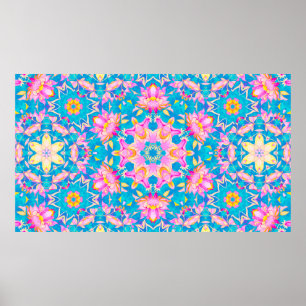 Póster Resumen del patrón islámico al estilo árabe. Maris