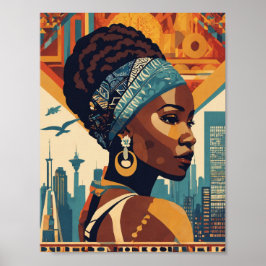 Póster Resumen del Renacimiento de Harlem