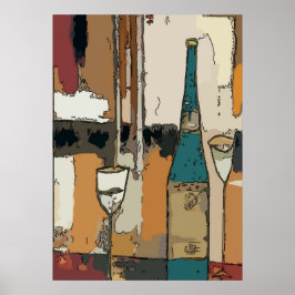 Póster Resumen del vino Prosecco