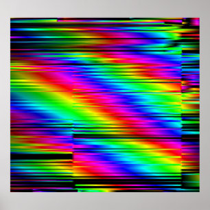 Póster Resumen Digital: Diseño Gráfico Multicolor.