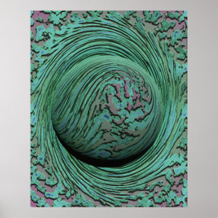 Póster Resumen Diseño de singularidad cósmica de Green Sw