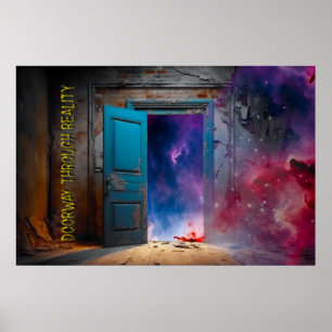 Póster Resumen, diseño digital, de espacio liminal