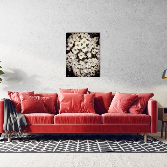 Póster Resumen Floral blanca (Subido por el creador)