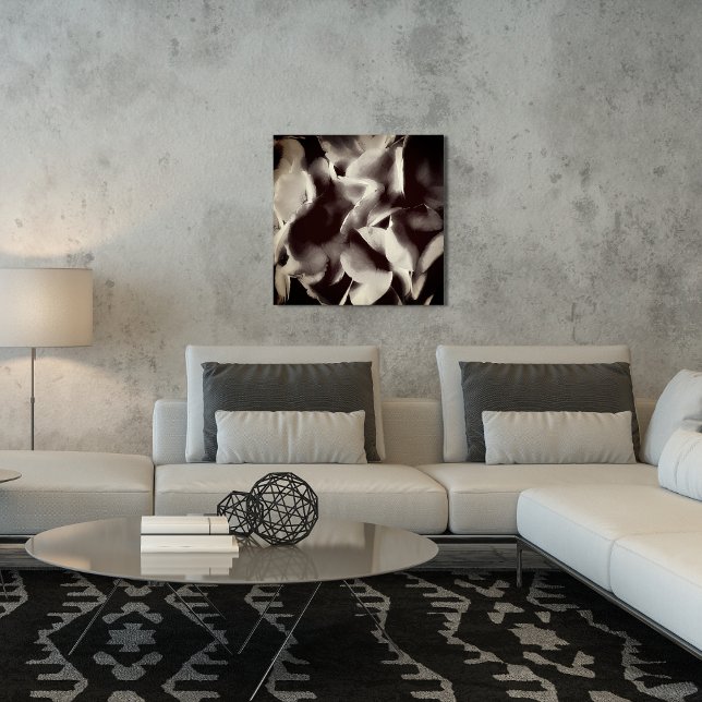 Póster Resumen Floral blanca y negra (Subido por el creador)