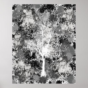 Póster Resumen forestal de moda
