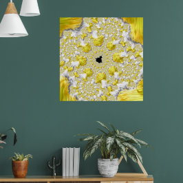 Póster Resumen fractal de oro