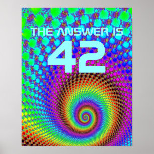 Póster Resumen Fractal espiral + decir