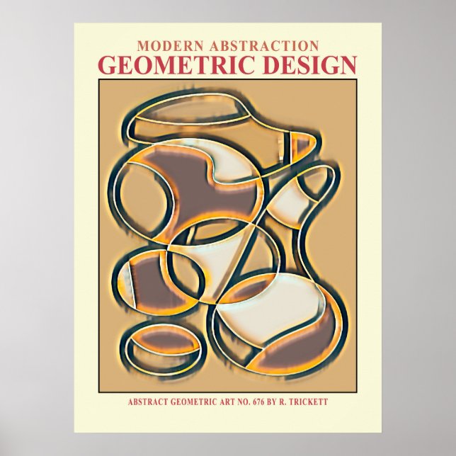 Póster Resumen Geométrico EP No. 9 Poster (Frente)