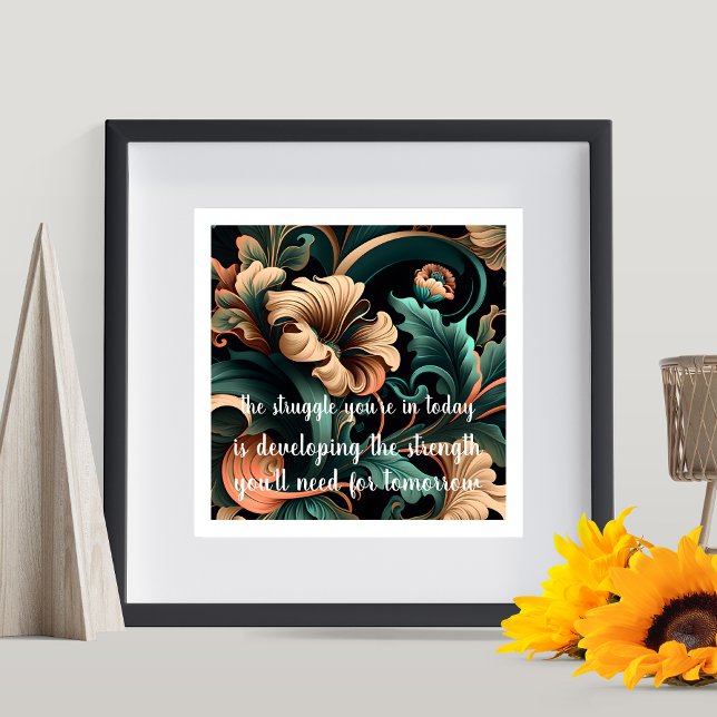 Póster Resumen Inspiración y fuerza floral (Subido por el creador)