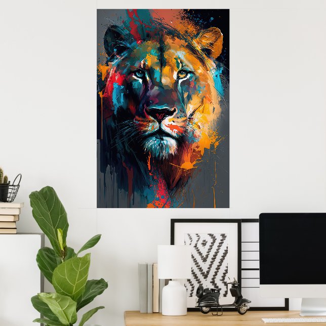 Póster Resumen León 2 (Oficina en casa)
