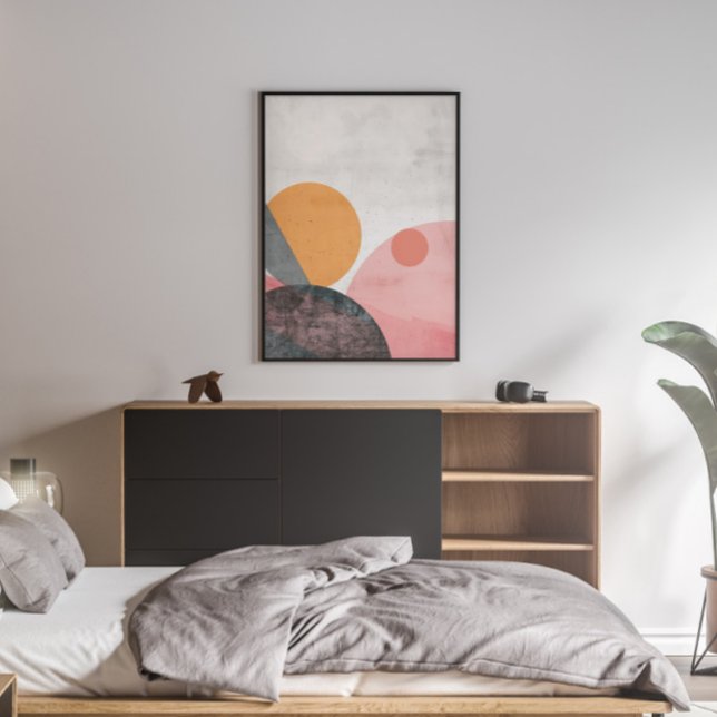 Póster Resumen minimalista y Boho circular (Subido por el creador)