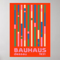 Resumen modernista colorido de Bauhaus Dessau 1931