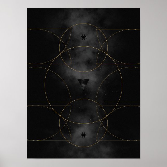 Póster Resumen moderno Art de mediados de siglo Minimalis (Frente)