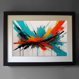 Póster Resumen moderno Impresionismo Minimalismo 3:2