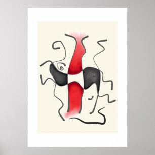 Póster Resumen moderno minimalista Art. No. 4