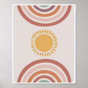 Poster Resumen Niños arcoiris imprimen decoración 