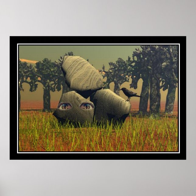 Póster Resumen Ojos dentro de la roca (Frente)