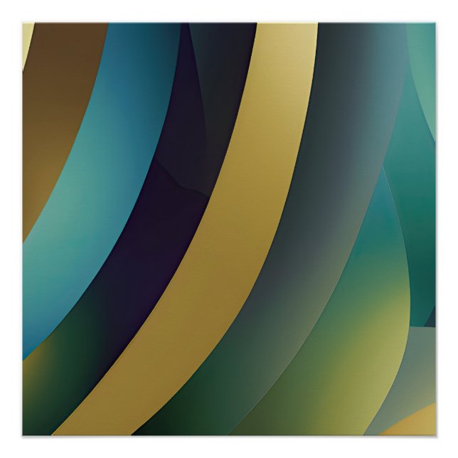 Póster Resumen Olas fracturadas de la capa marina 30 (Anverso)