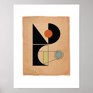 Póster Resumen original de Bauhaus #4