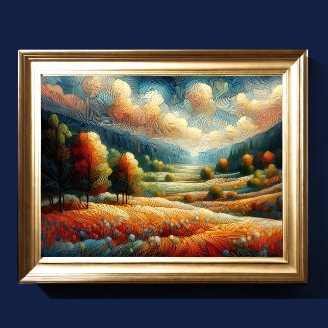 Póster Resumen Paisaje artístico (Subido por el creador)