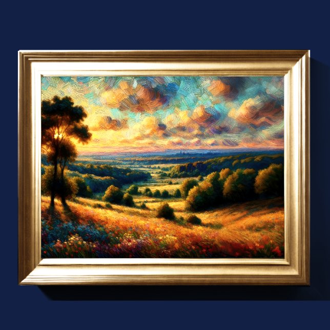 Póster Resumen Paisaje artístico III (Subido por el creador)