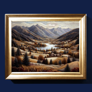 Póster Resumen Paisaje artístico VI