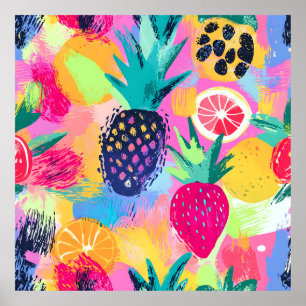 Póster Resumen Paraíso Fiesta de Fruta Tropical