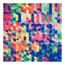 Resumen Patrón de formas de acuarela geométrica