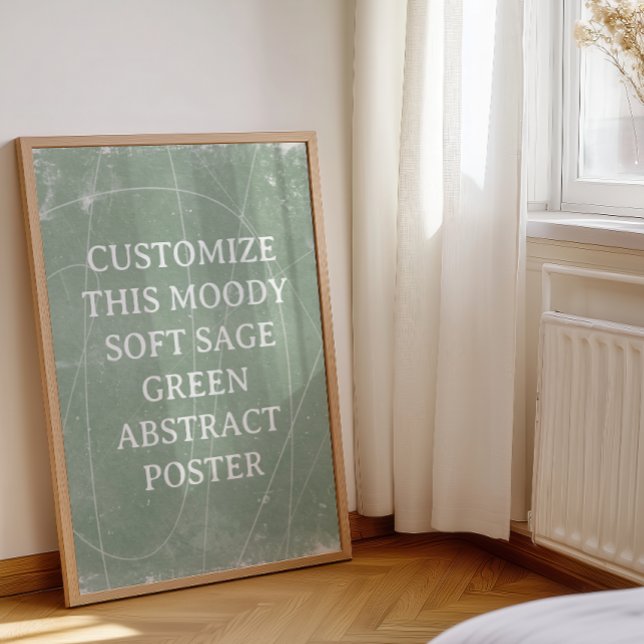 Póster Resumen Personalizado de fondo Poster suave verde  (Subido por el creador)