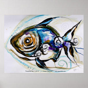 Póster Resumen Poster de peces / Diseño de VinnyFish