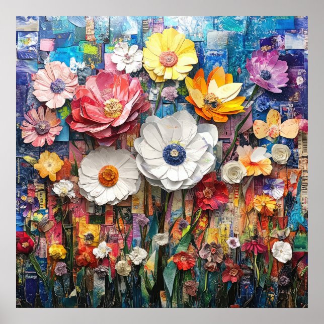 Póster Resumen Poster floral (Frente)