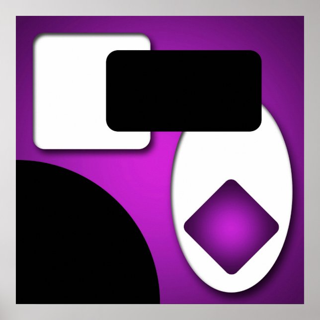 Póster Resumen Rich Modern Shapes AP0006 (Frente)